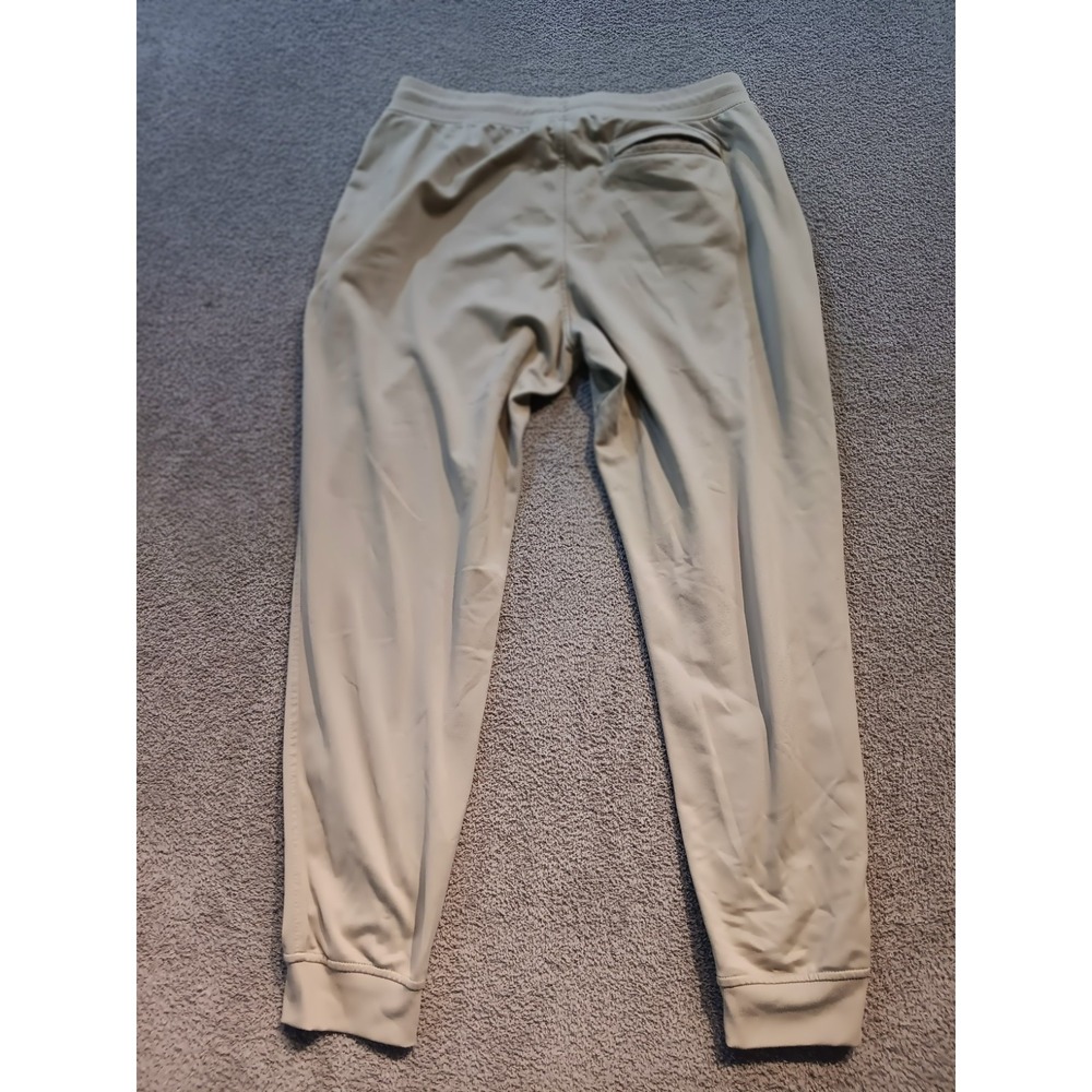 Under Armour Loose Fit Joggers Men XL Tall Beige Athletic Zip Tech Pants - Picture 2 of 9
